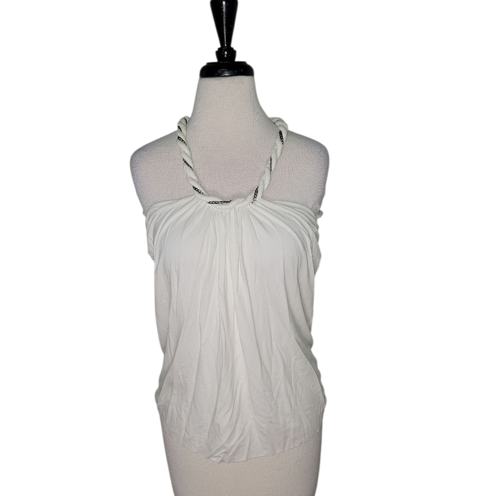 Yigal Azrouel Cream Halter Camisole